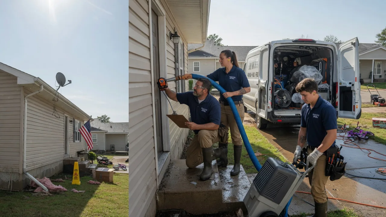 Ceiling Water Damage Restoration in La Salle, MN near me
